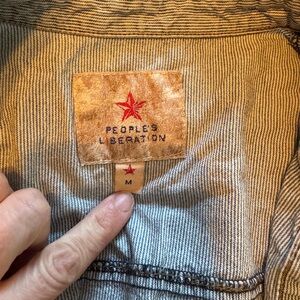 People's Liberation Blue Striped Jacket